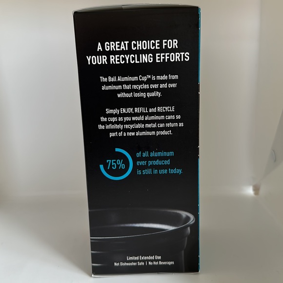 NEW 12 cups Ball ALUMINUM CUPS • 16 OZ • Lightweight + Sturdy • Recyclable - Picture 5 of 14